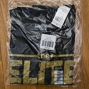 Hot Topic Black and Gold The Elite Short Sleeve Tee